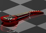 An electric gadulka. This model was inspired by a comic drawing.