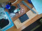 The box for the command module of a alarm system.