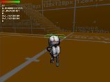 Another screenshot of the character controller test.