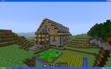 A farmhouse.